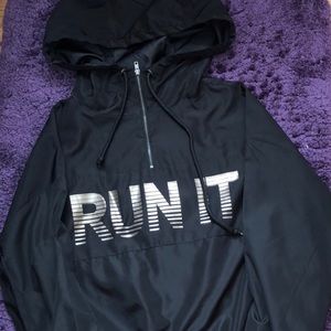 Forever 21 half-zip windbreaker